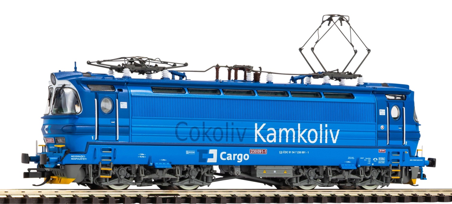 PIKO 47551 - TT - E-Lok Rh 230 Laminátka, ČD Cargo, Ep. V